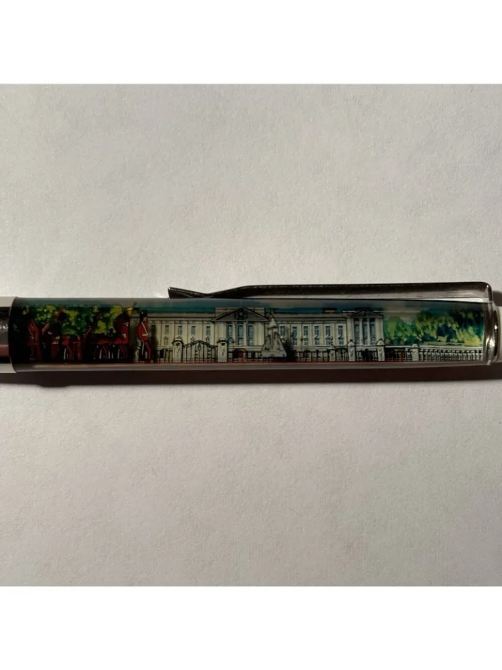 Buckingham Palace London England Floaty Pen Royal Guards Move by Gate Britain